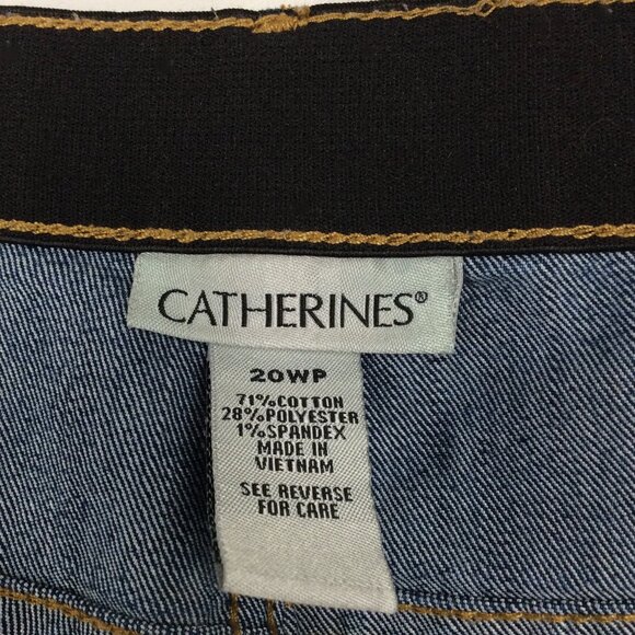 Catherines Jeans Women Size 20WP Stretch Denim Comfort Waist High Rise 26 Inseam - Picture 8 of 8